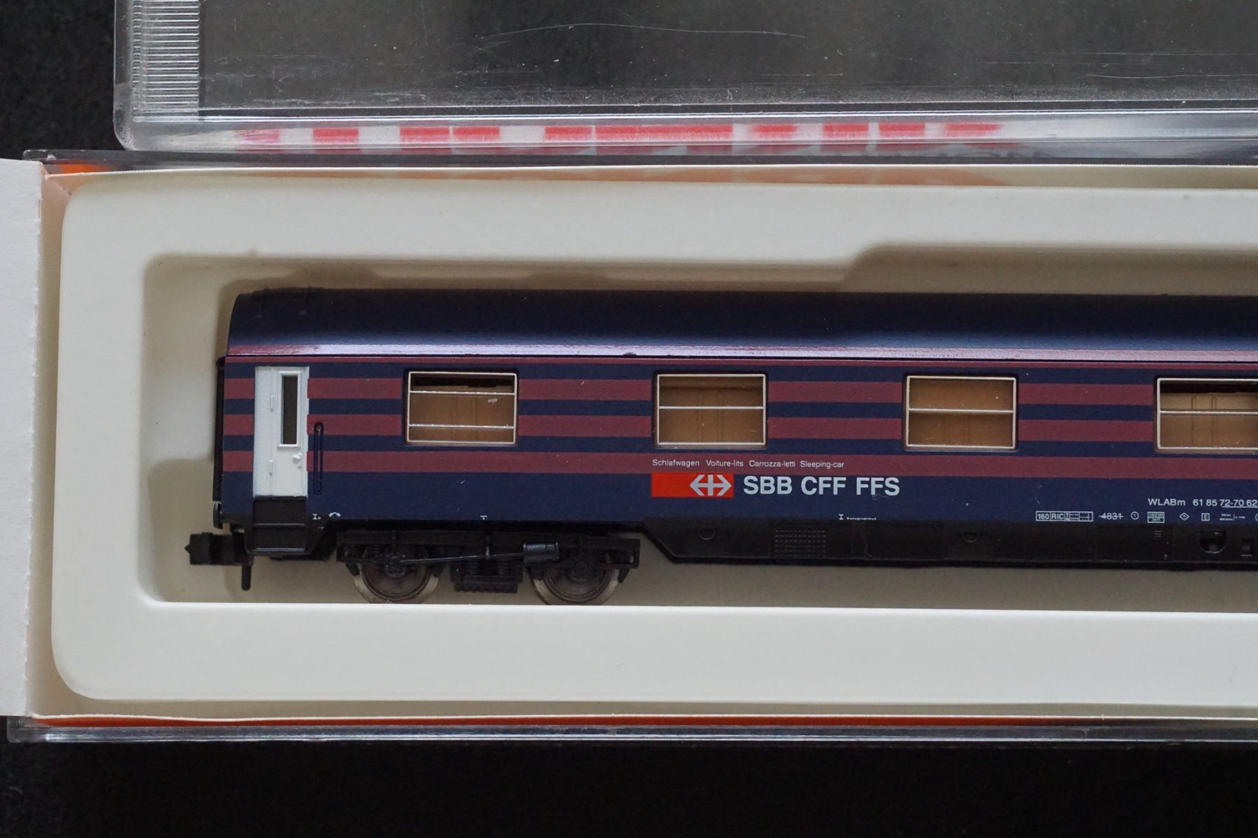 Arnold Modellini di ferrovie: ARNOLD Schlafwagen SBB Spur N – Usato da Gränichen venduto da iknow 1