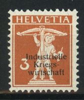 1918, Industrielle Kriegswirtschaft (D I), Nr.1, SBK 350.–