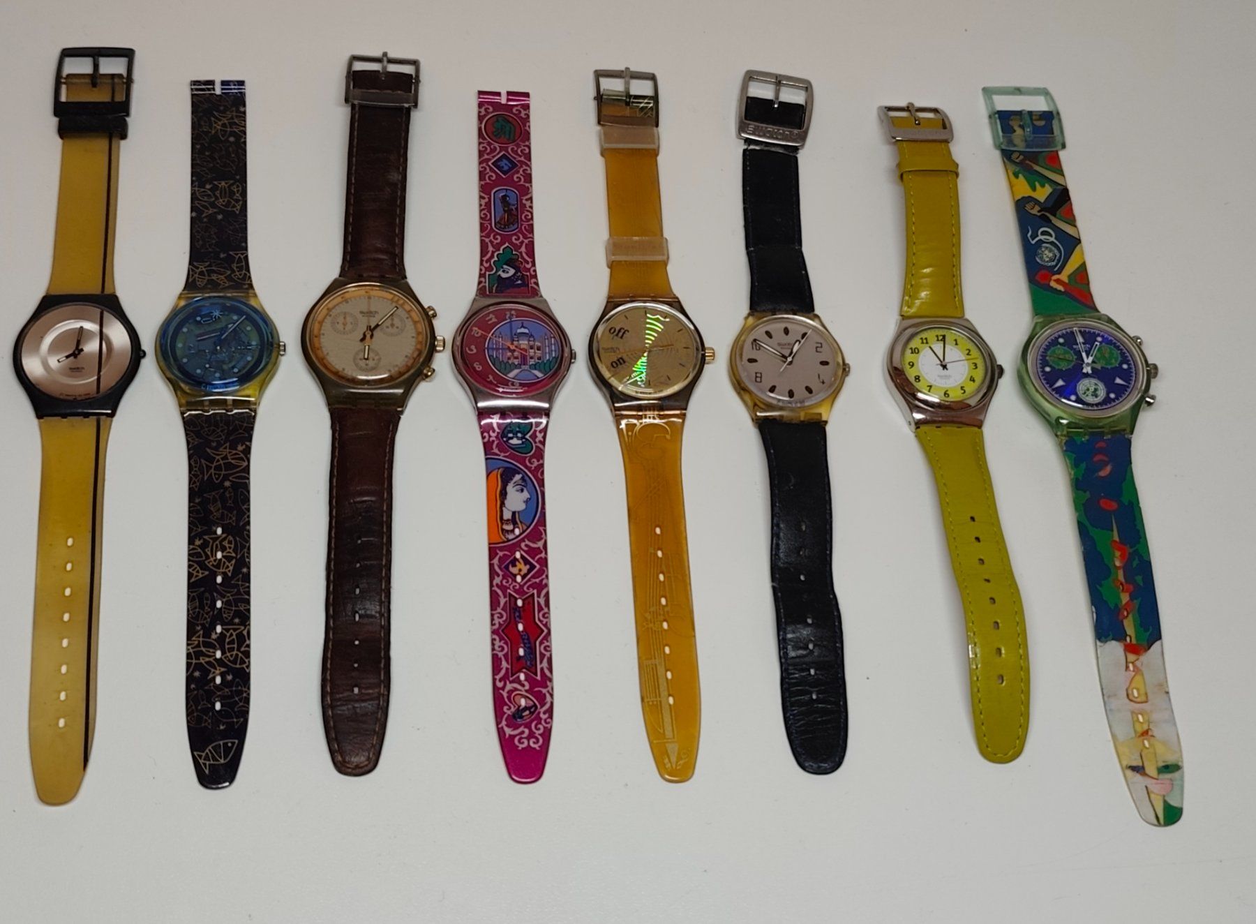 Swatch Orologi: Uhren Lot 8 Swatch Uhren – Difettoso da Eschenbach SG venduto da Piratenschatz