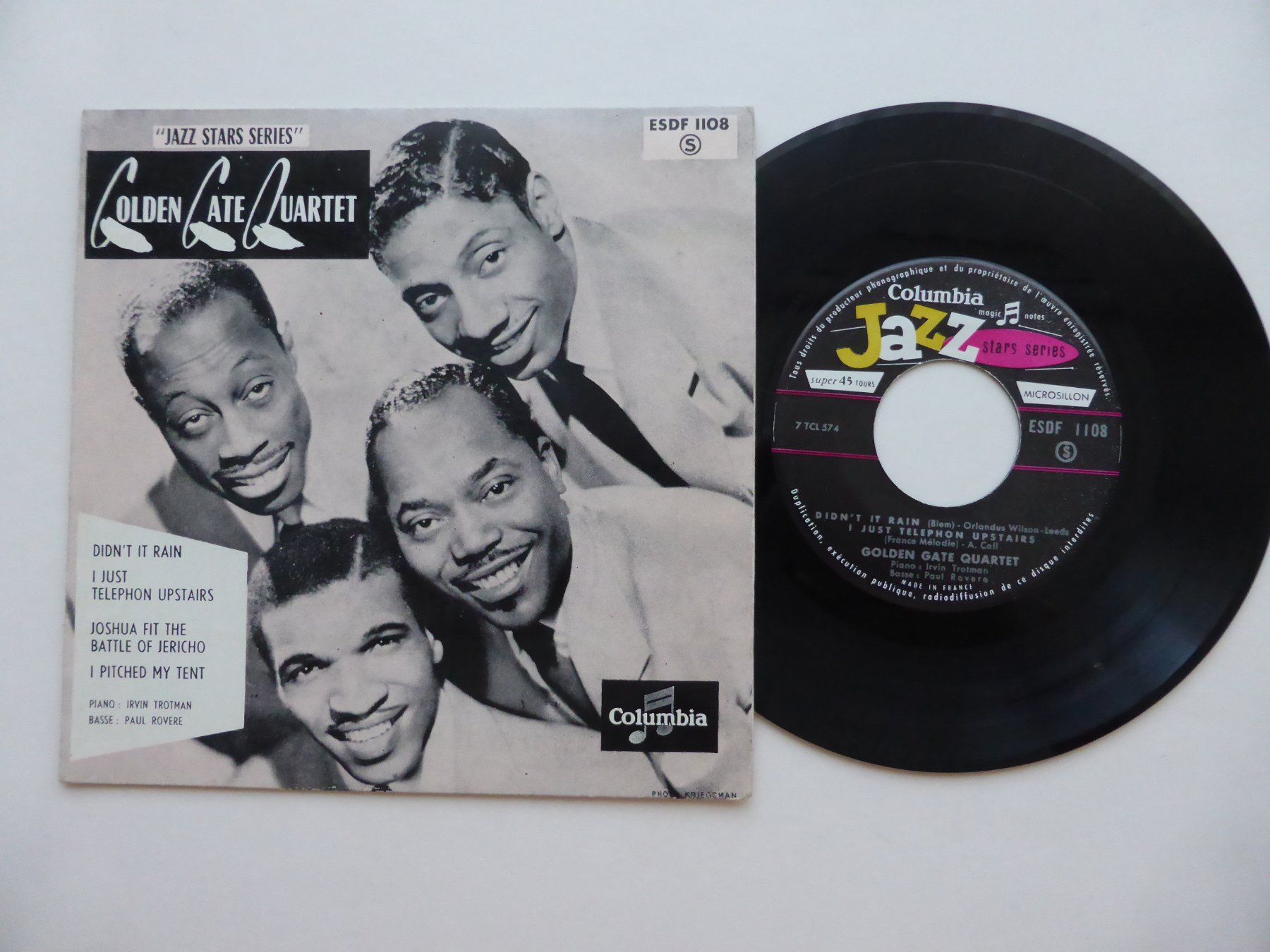 Dischi in vinile: VINYL SINGLE  EP  GOLDEN GATE QUARTET – Usato da Küssnacht am Rigi venduto da Mondkinder