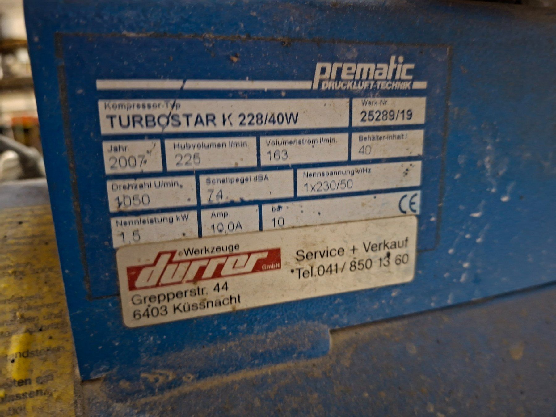 Compressori: Kompressor Turbostar 50l – Usato da Küssnacht am Rigi venduto da ben_8895 3