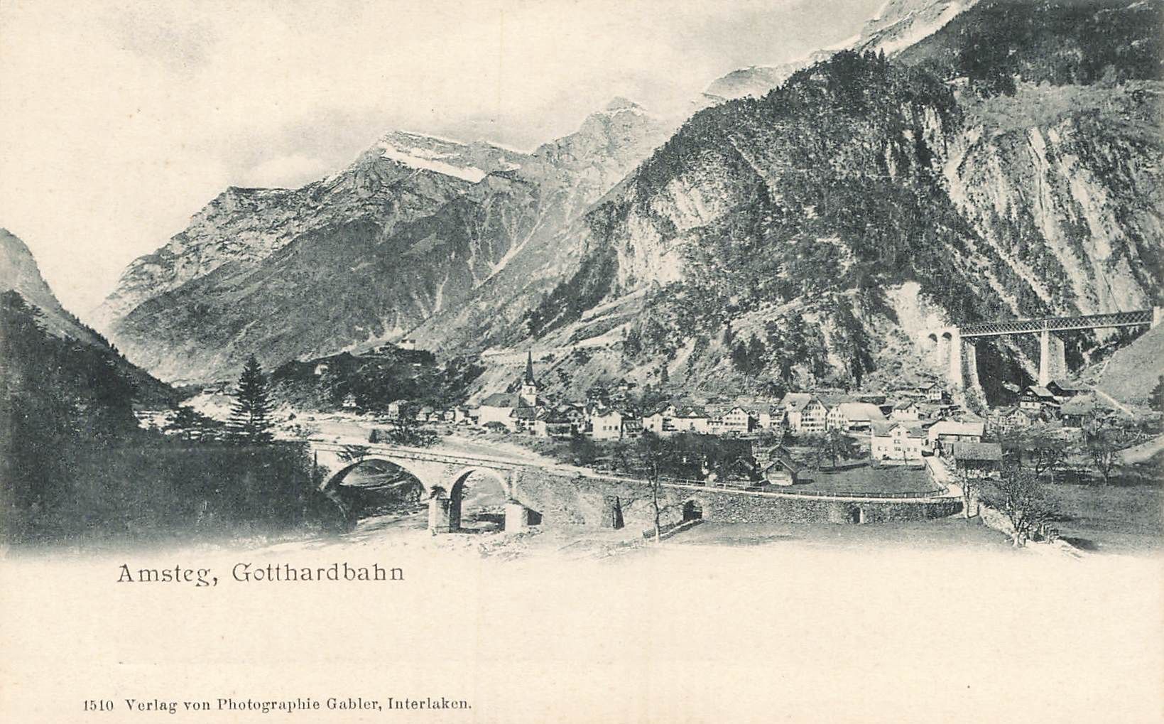 Cartes postales: Amsteg Gotthardbahn – D'occasion à Biasca par Blenio71