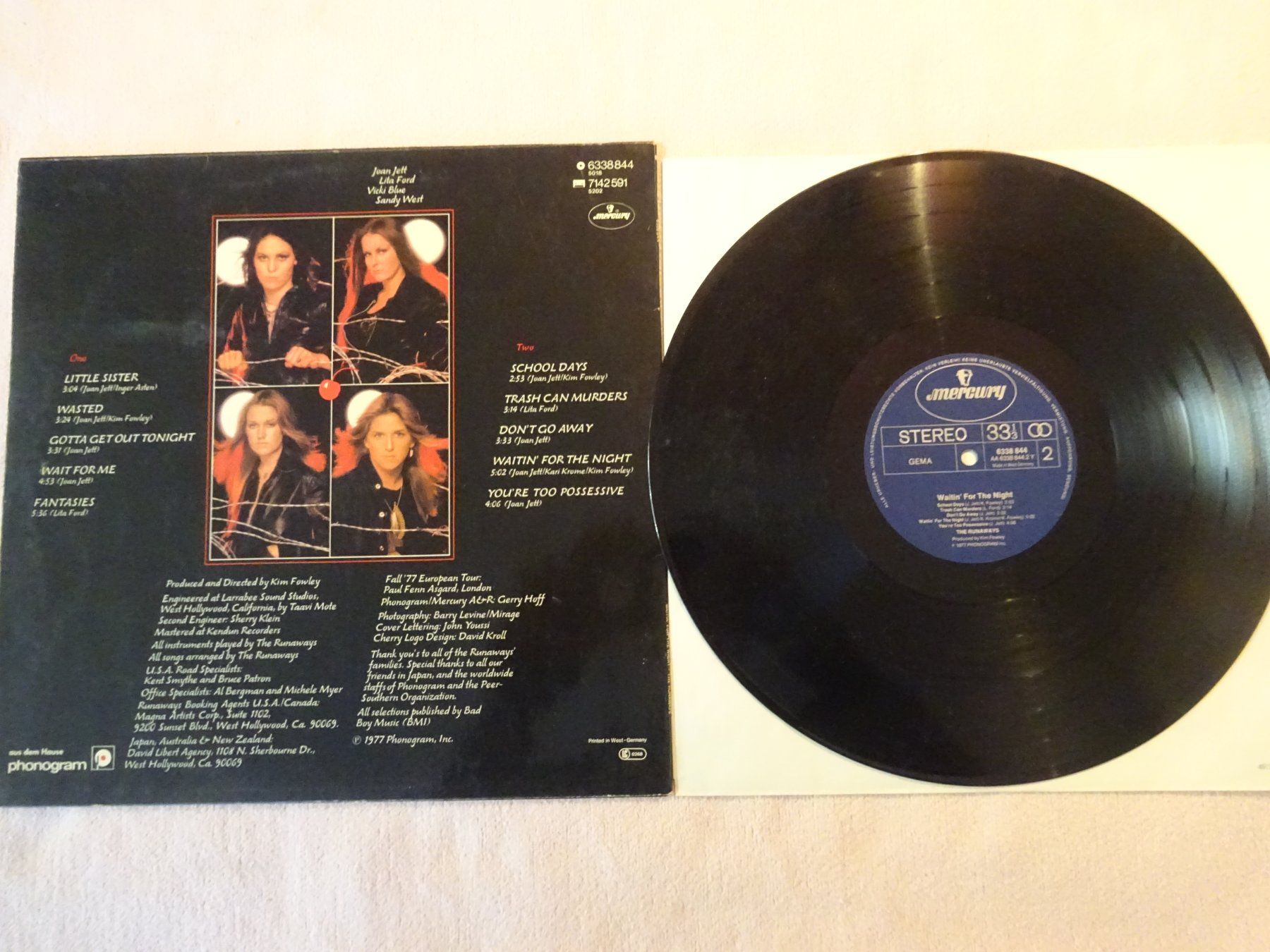 Dischi in vinile: THE RUNAWAYS ** WAITIN' FOR THE NIGHT ** EXCELLENT – Usato da Luzern venduto da xrayspex99 3