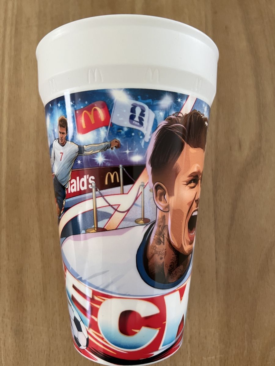Contenitori & Simili: Mc Donalds WM Becher Beckham – Nuovo (secondo la descrizione) da Sirnach venduto da Mouse1973 1