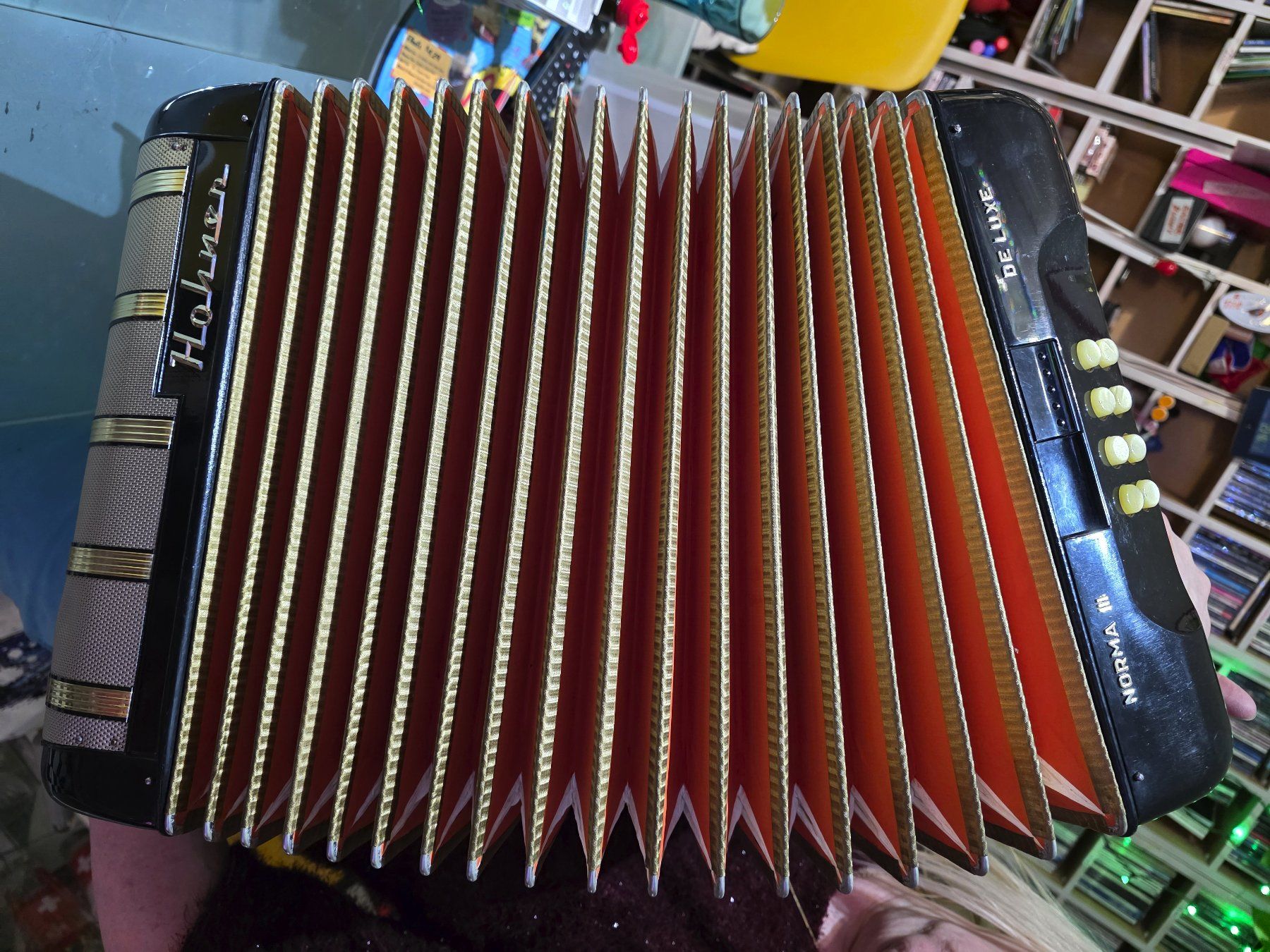 Strumenti musicali: Schwyzer Örgeli plus Hohner Norma III Deluxe – Usato da Mellikon venduto da Musikgarantie 3