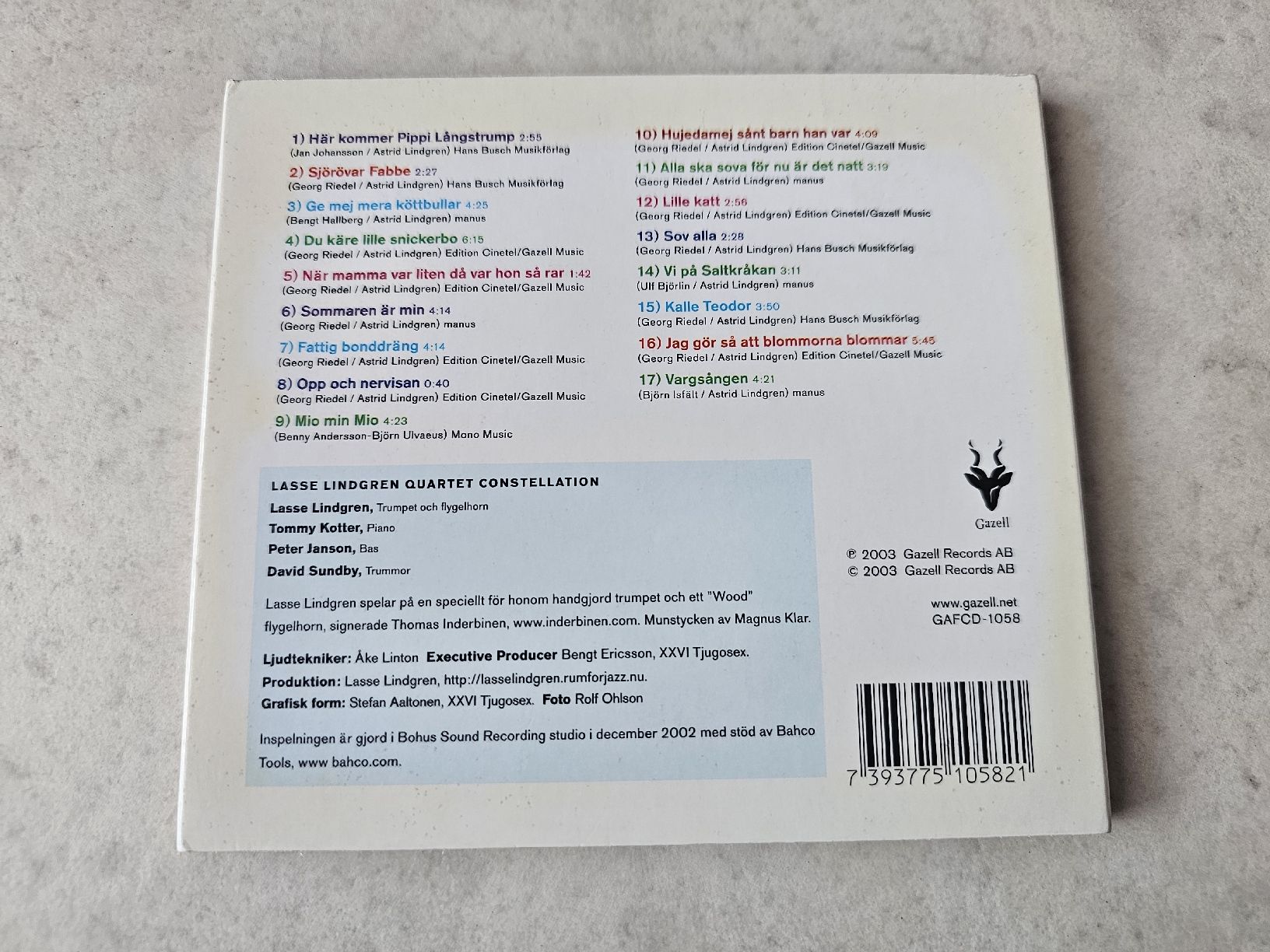 CD: Lasse Lindgren  -  Lindgren Spelar Lindgren – Usato da Schneisingen venduto da backstore24 1