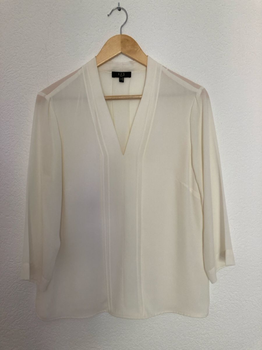 Maison 123 Camicette: Blouse 1.2.3 Paris crème taille 40 – Usato da St-Maurice venduto da Misslungen