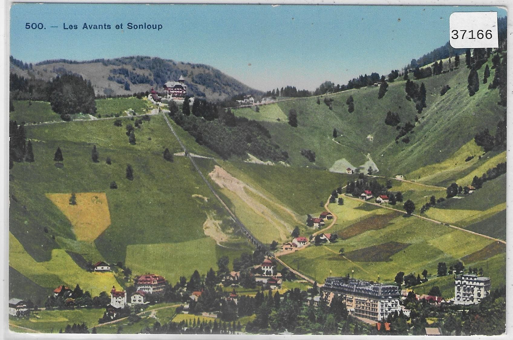 Cartoline postali: Les Avants et Sonloup - Litho – Usato da Ettingen venduto da Kartenplanet