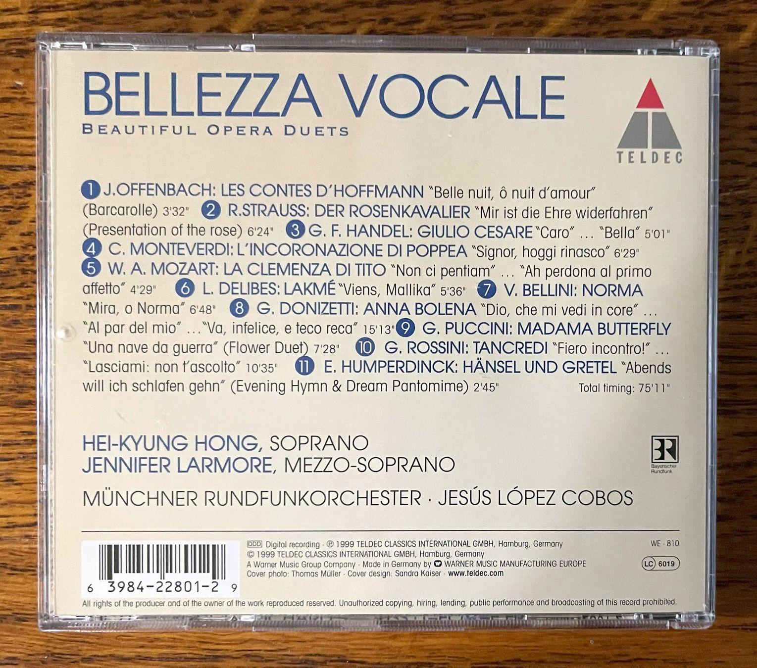 CD: BELLEZZA VOCALE - BEAUTIFUL OPERA DUETS CD – Usato da Oftringen venduto da Vucki 1