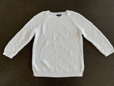 Massimo Dutti Strickpullover Damen S (passt XS) Weiss