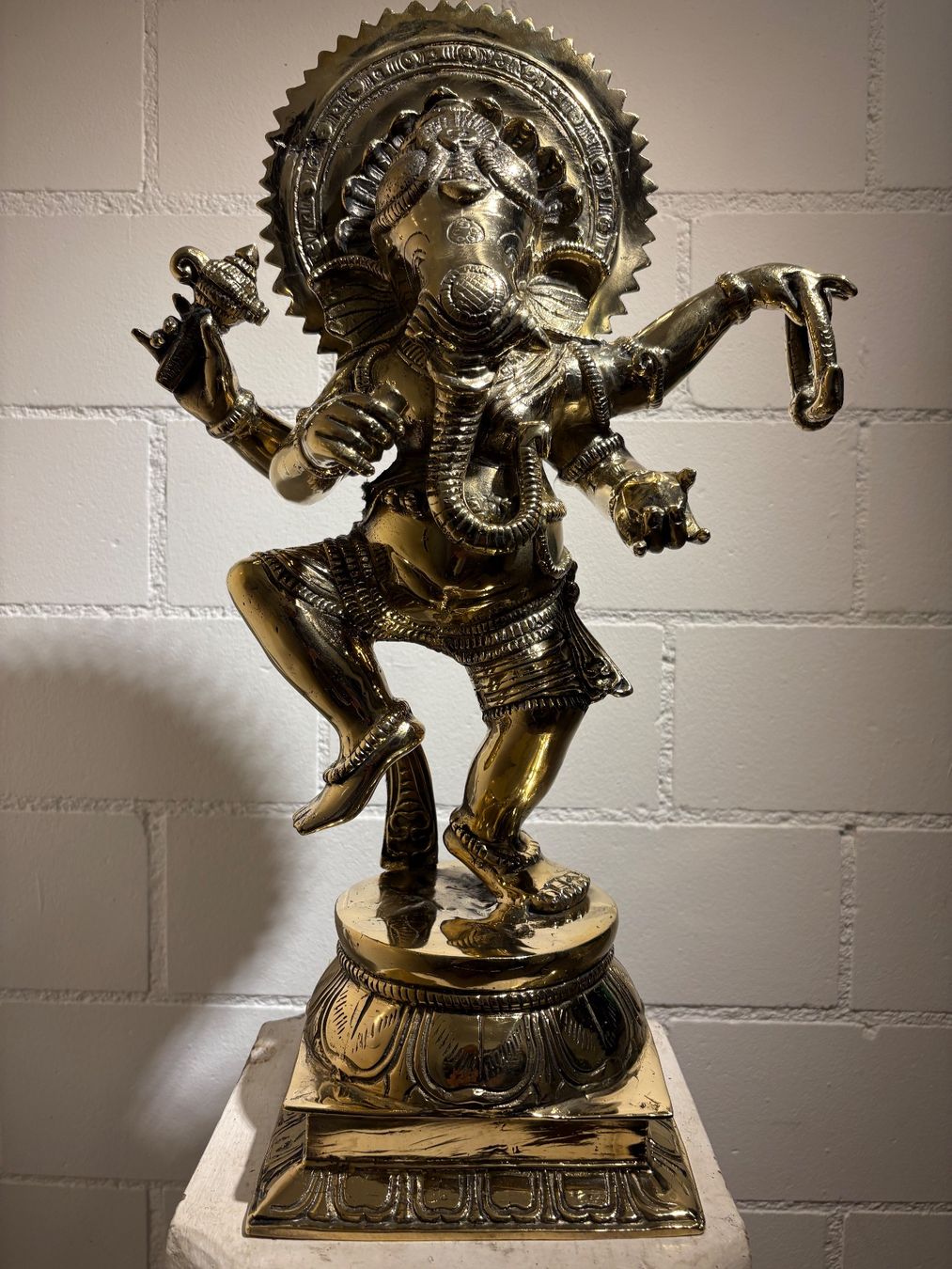 Sculture & Statue: Ganesha 52 cm Messing Skulptur – Usato da Lenggenwil venduto da Unique_