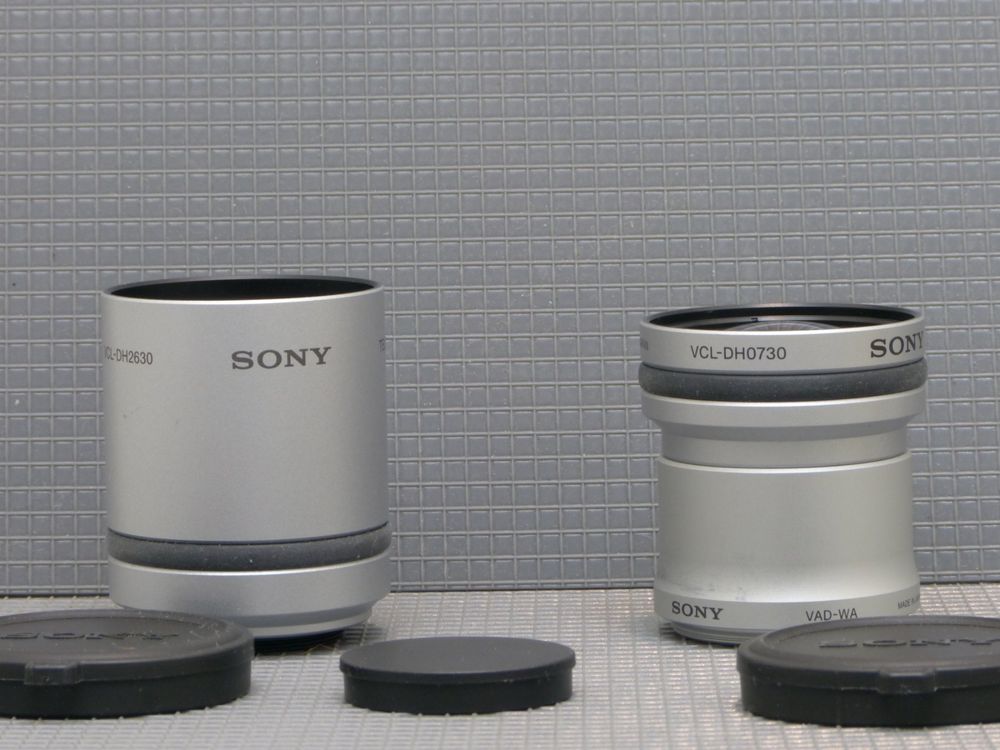 Objectif Grand-angle Sony VCL-DH0730 0.7x + Bague VAD-WA – Occasion Très Bon état – Japon