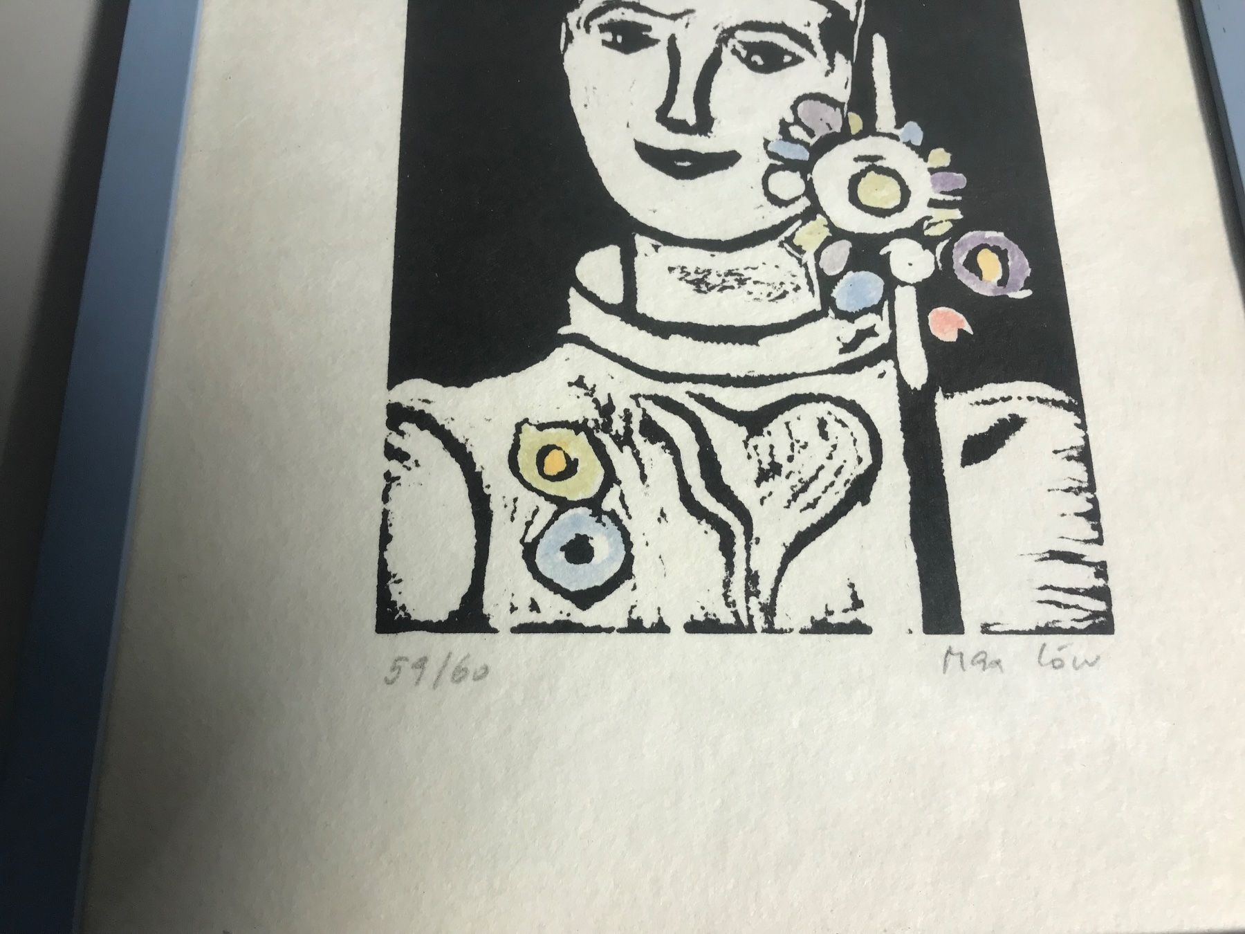 Grafiken & Lithographien: Lithographie von Max Löw, Harlekin, signiert – Gebraucht aus winterthur von Grami1 2