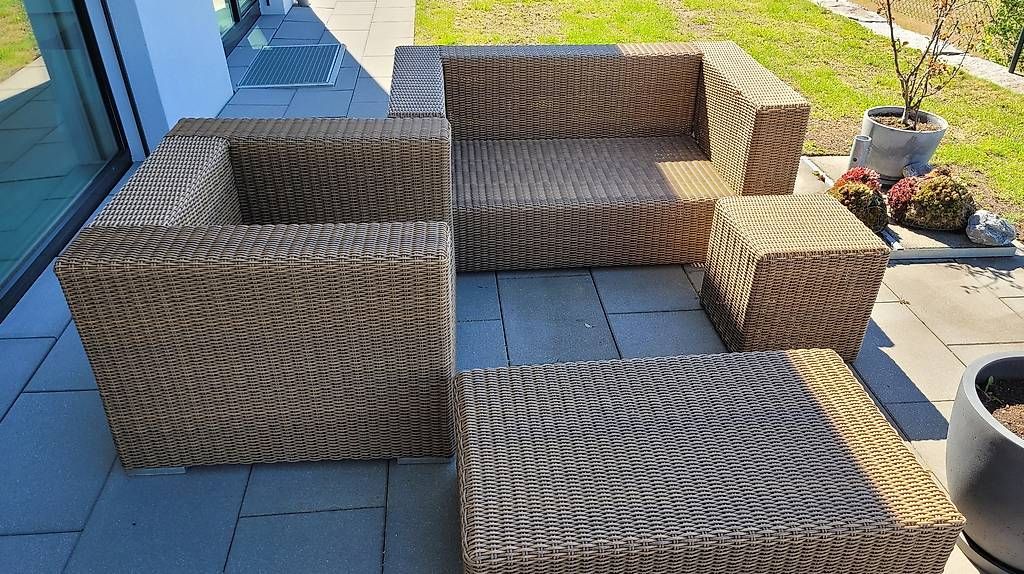 Divani: Rattan Garten Lounge – Usato da Gommiswald venduto da PeRuGo