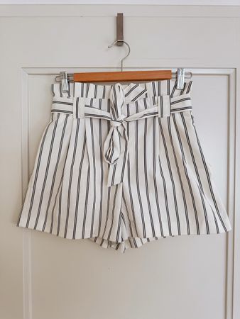 Zara gestreifte Shorts | Grösse S, neuwertiger Zustand