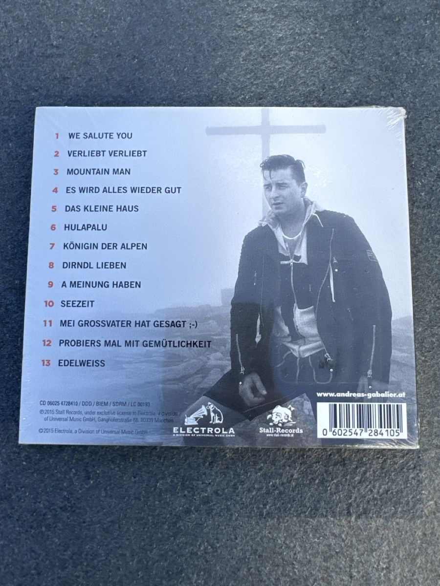 CD: Mountainman von Andreas Gabalier – Nuovo e nell'imballaggio originale da Arisdorf venduto da Pidri 1