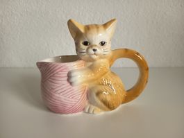 Süsses Kätzchen-Kaffeerahm-Krügli, Keramik