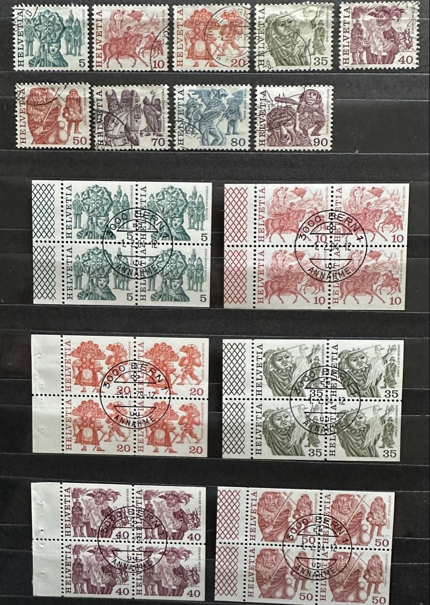 Tous les timbres: Sammlung Volksbräuche  – D'occasion à Duebendorf par 69R81y