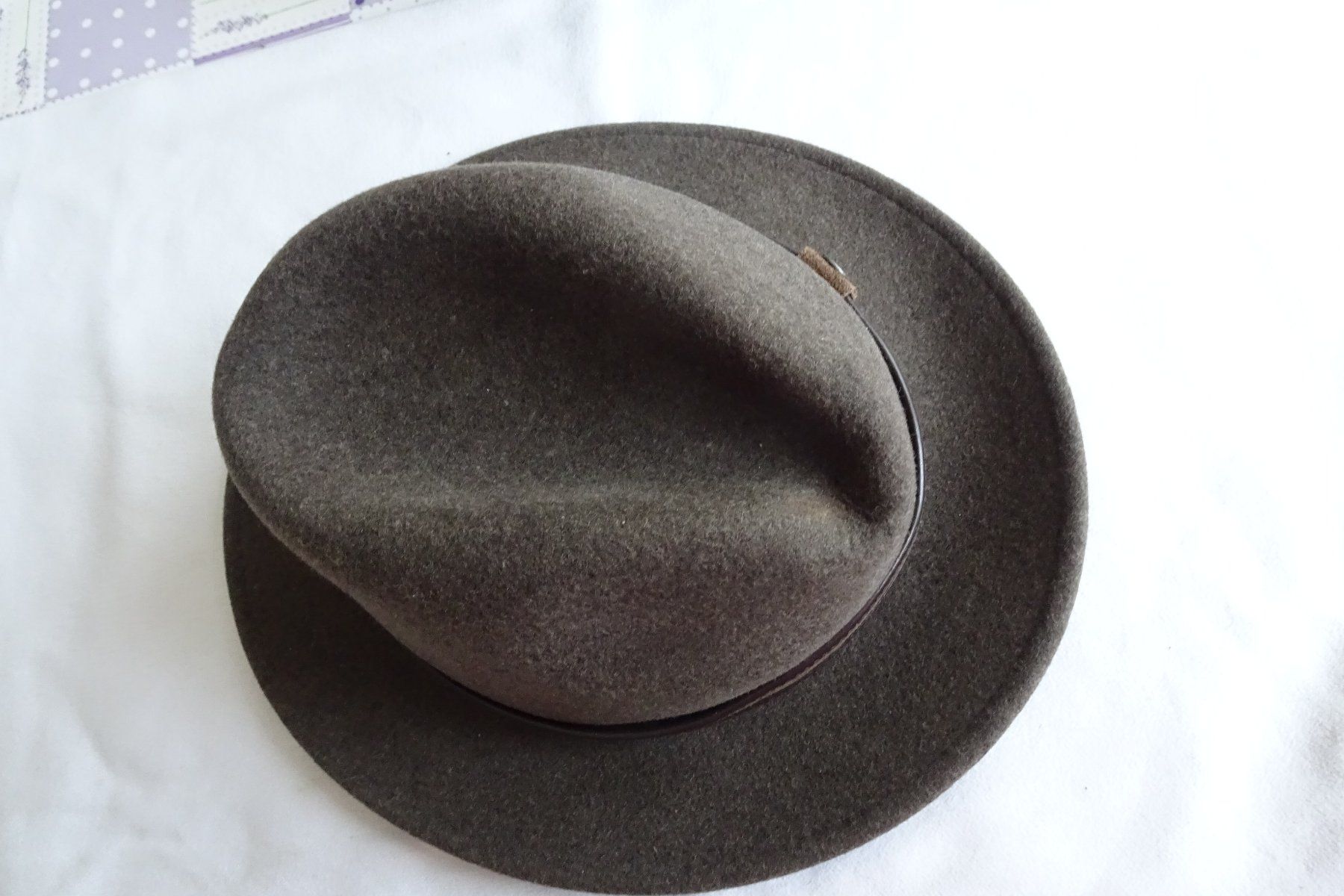 Copricapi, berretti & cappellini: edler Bugatti Hut aus Wolle Gr. 56, braun – Usato da Strengelbach venduto da schmetterling20