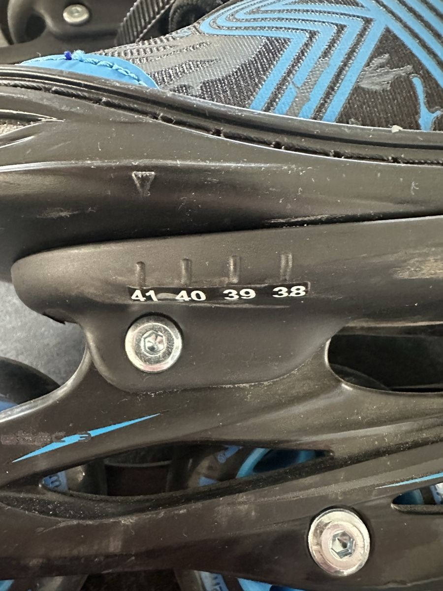 Pattini in linea & Pattini a rotelle: Roces Inline Skates verstellbar, Grösse 38-41, Schwarz – Usato da Brütten venduto da Mpatt 1