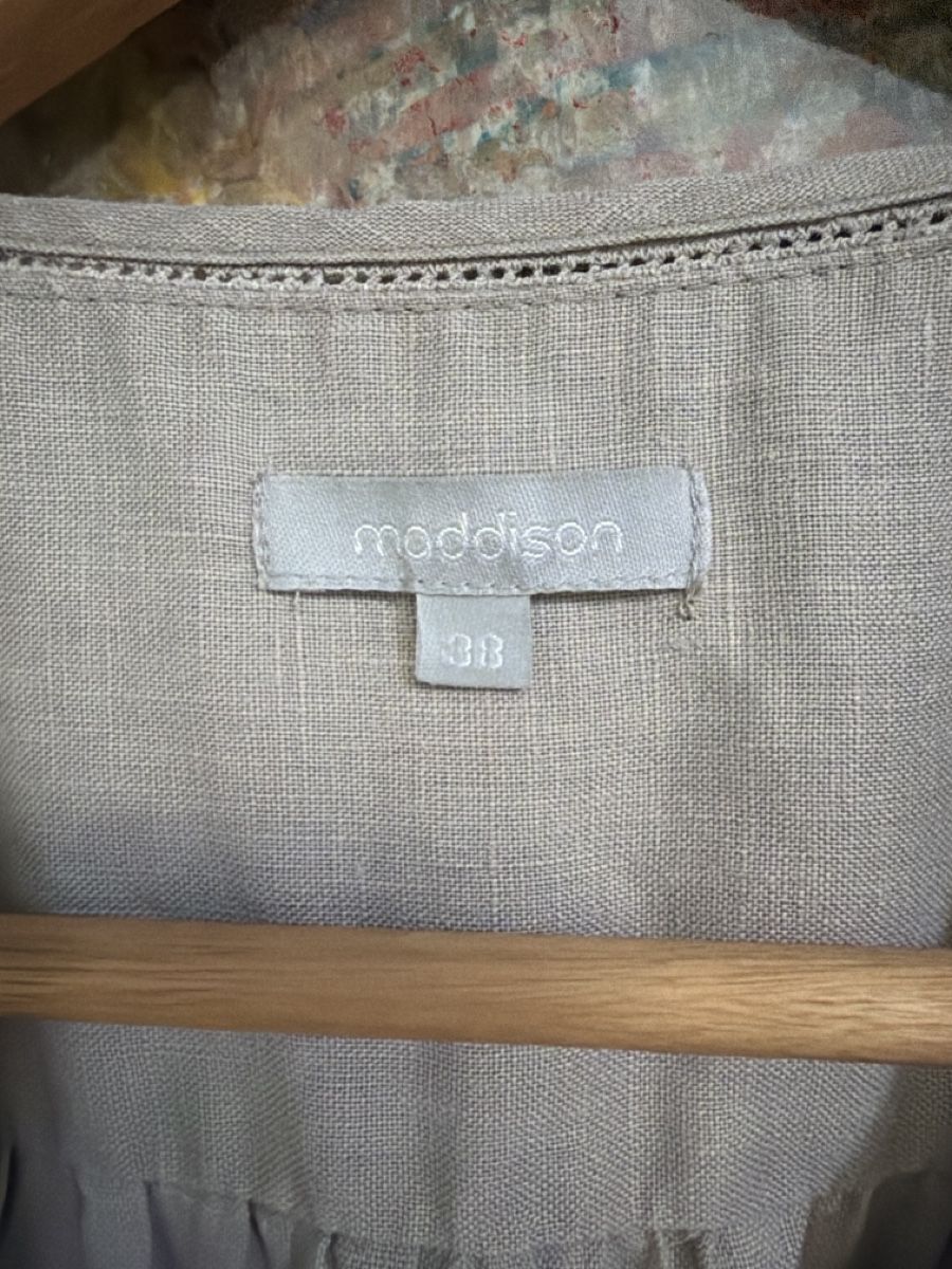 Maddison Vestiti: Leinen Wickelkleid, Maddison, Grösse 38 – Usato da Arosa venduto da Val7050 1