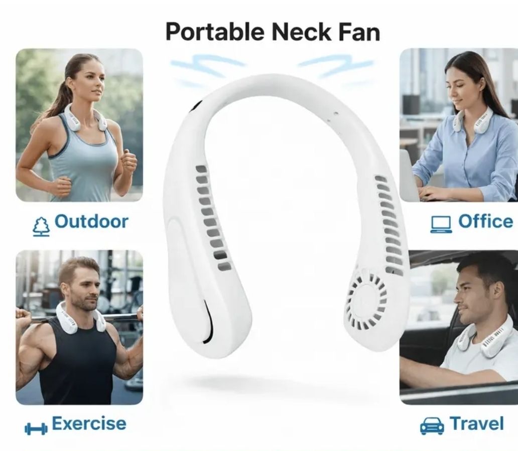 Ventilatori: Halsventilator Tragbar Weiss Neu – Nuovo e nell'imballaggio originale da Zuzgen venduto da kup_dmw7 1