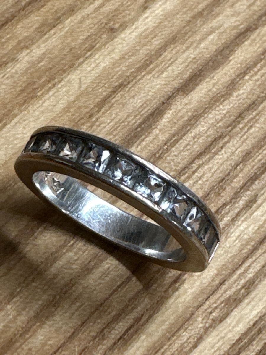 Anelli: Silberring mit Zirkonia 925 Grösse 57 – Usato da Trüllikon venduto da angela4444 5