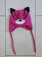 Fliessmütze katze pink über Ohren