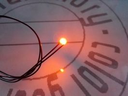 LED SMD 1206, orange, verkabelt 12V