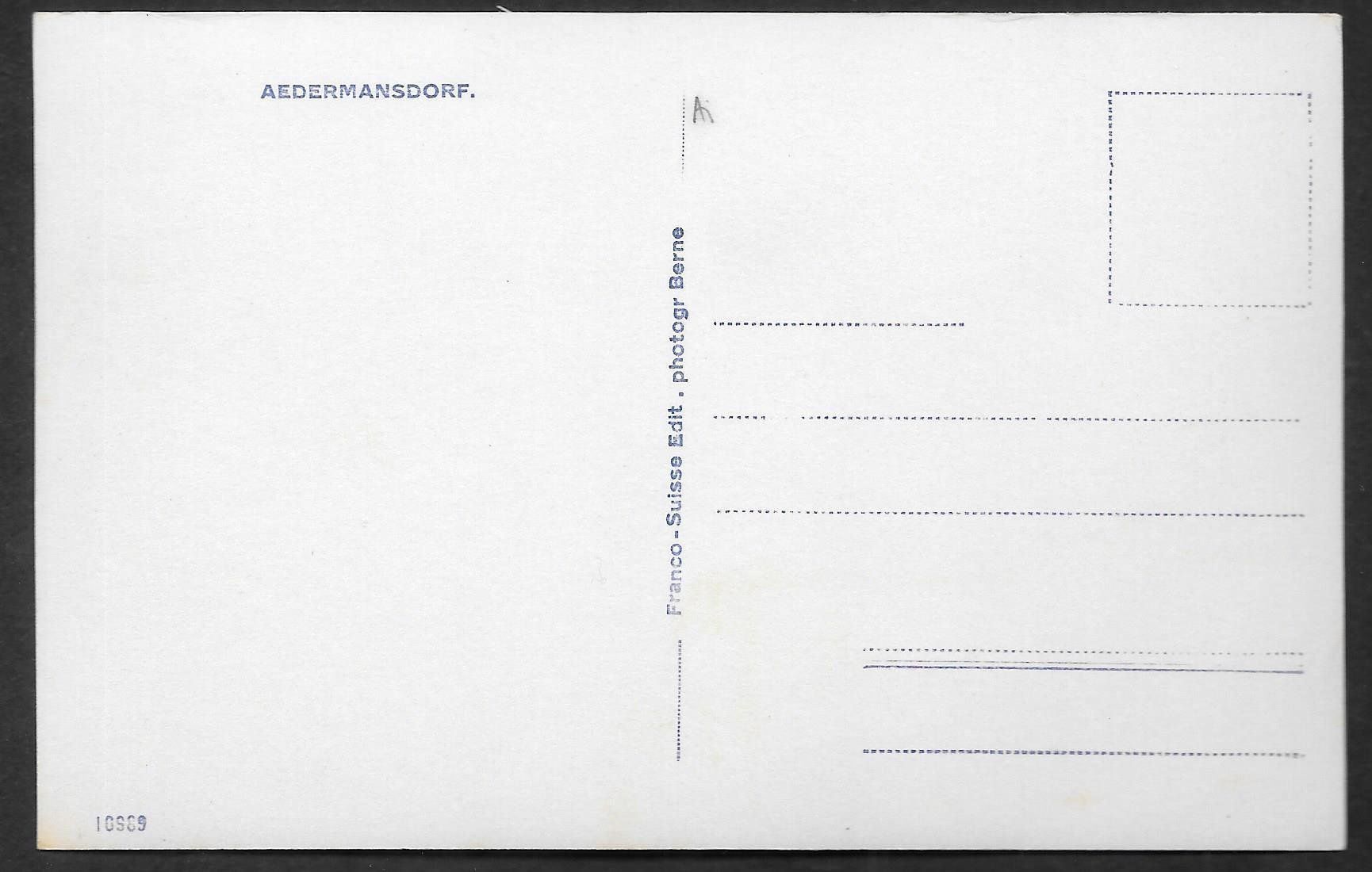 Cartoline postali: Aedermannsdorf Dorfansicht – Usato da Olten venduto da clotaldi 1