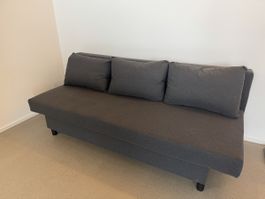 Älvdalen 3er-Bettsofa in Farbe Knisa Dunkelgrau