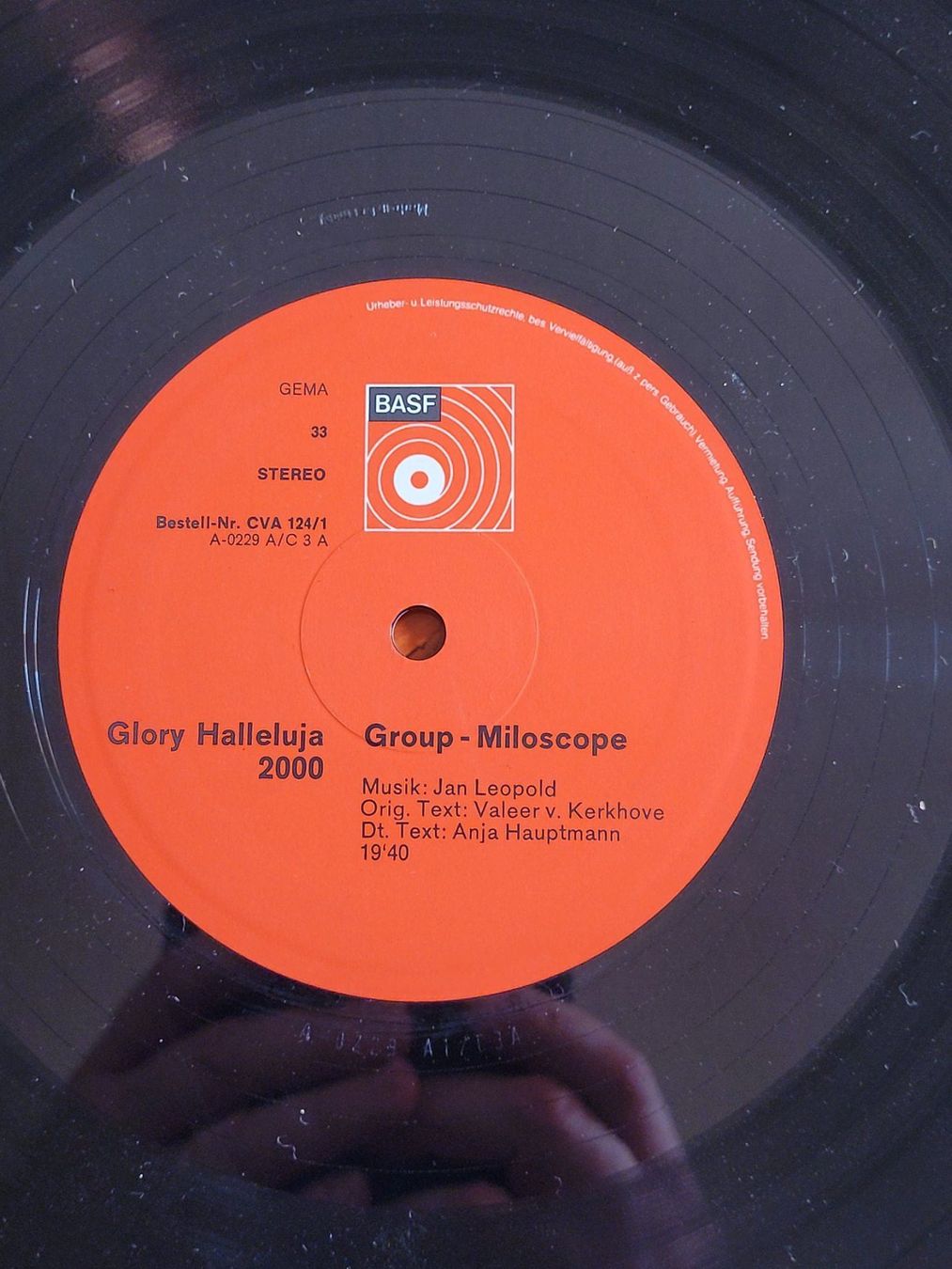 Schallplatten: Glory Halleluja 2000 - Vinyle LP - Group - Microscope – Gebraucht aus La Chaux-de-Fonds von reu_kx5l 3