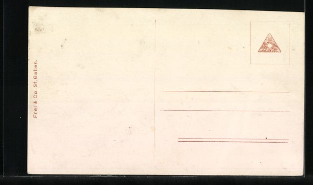 Cartoline postali: Walzenhausen, Blick auf den Kirchplatz – Usato da Berlin venduto da bartko-reher 1