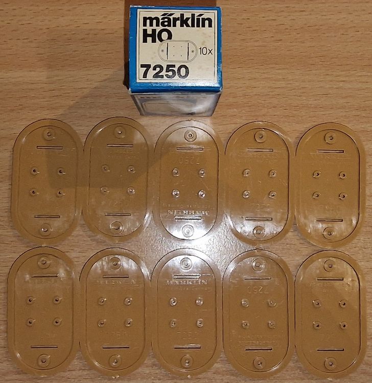 Märklin 7250 C-Gleis Unterlegplatten 2,5 Mm Fundament Brücke (Gebraucht