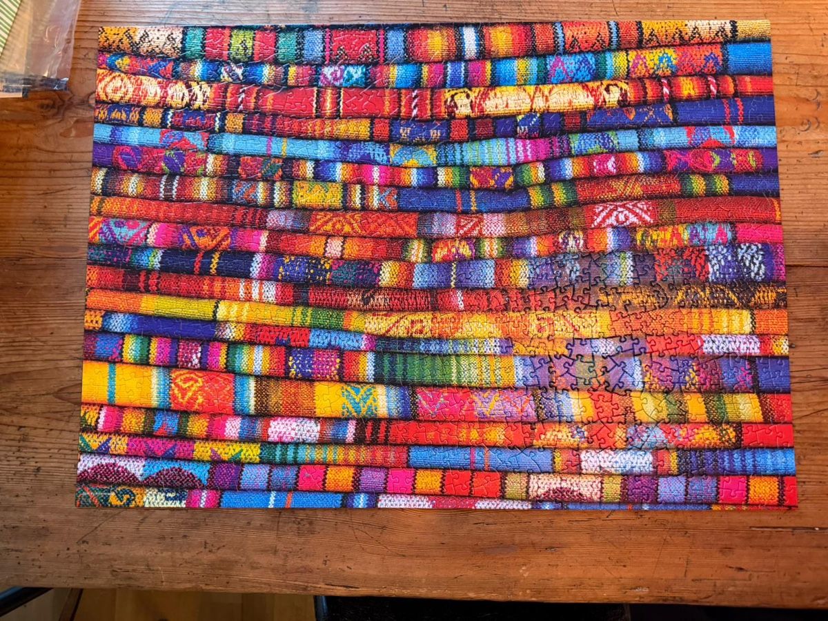 Puzzle: Eurographics Puzzle Peruvian Blankets 1000 Pieces – Usato da Zürich venduto da jus_sw7l 3