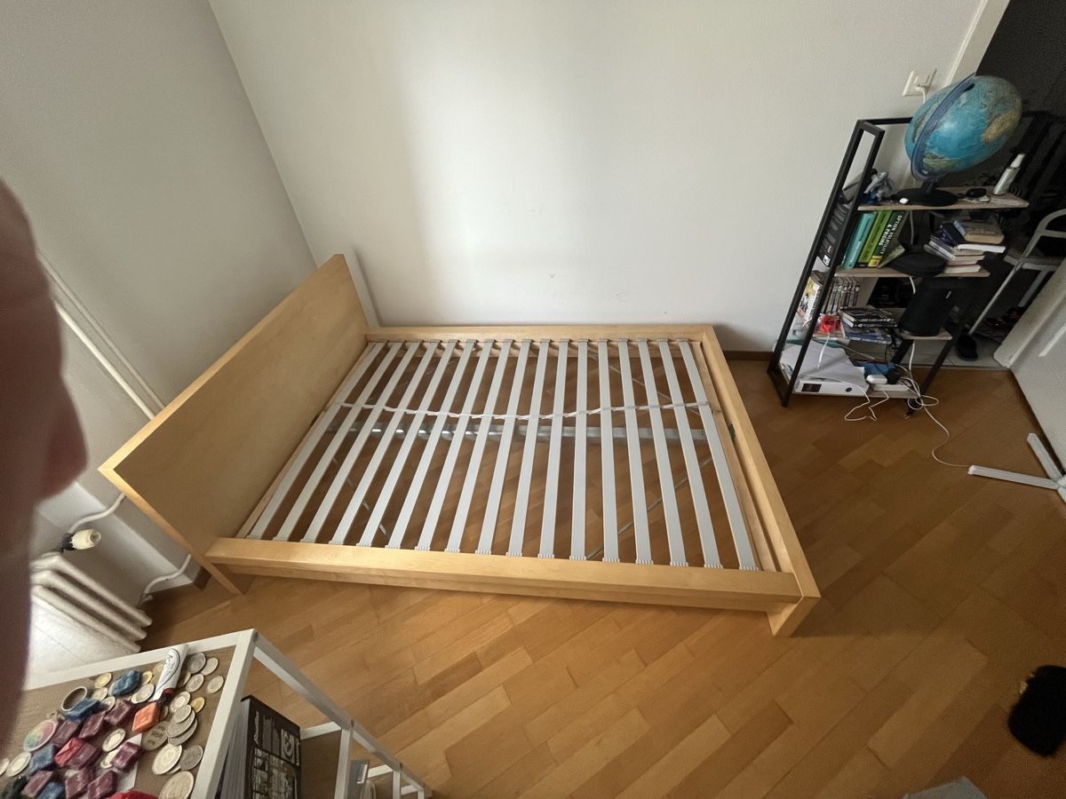 Letti: IKEA Malm Bed Frame 140x200cm, Birch, incl. Slatted Base – Usato da Zürich venduto da fer_l57x 3