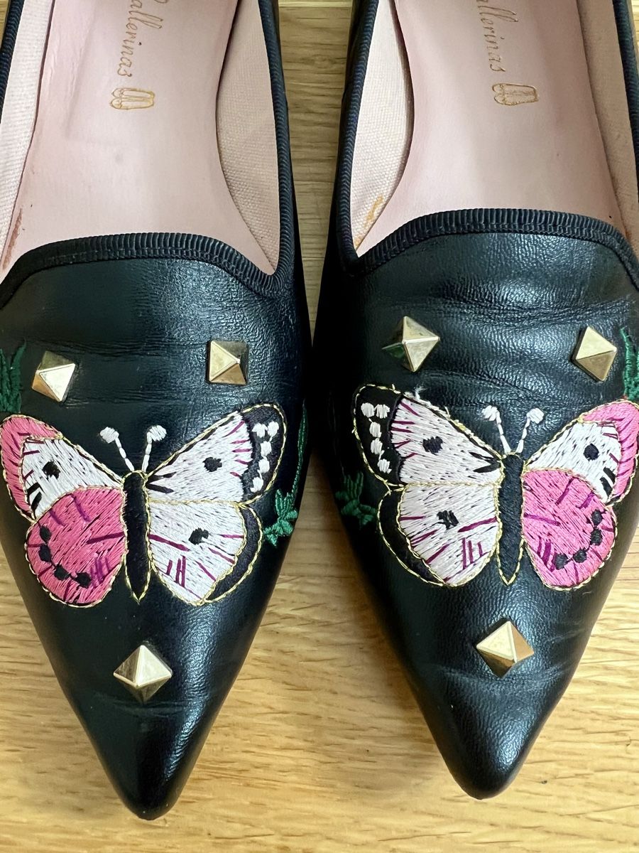 Pretty Ballerinas Ballerinas Leder Gr. 38 schwarz (Gebraucht) in Basel ...