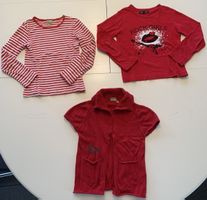 2 Langarm Shirts & 1 Gilet Gr. 128