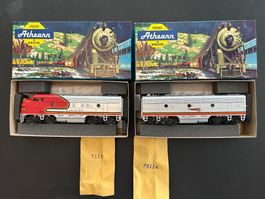Athearn Blue Box "Santa Fe" Diesellok + Wagon H0