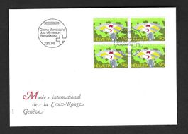CH FDC Viererblock