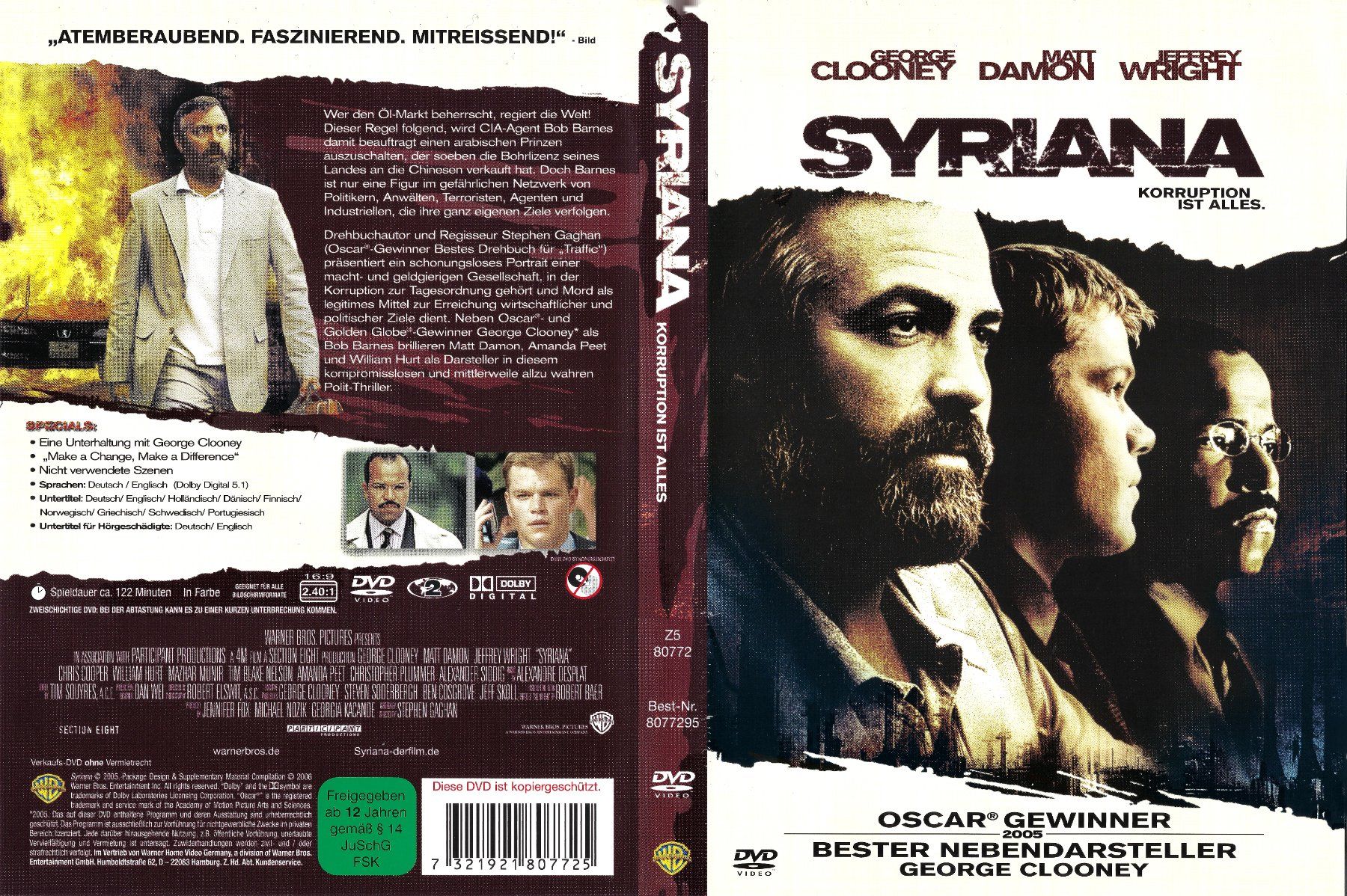 Tutti i DVDs: Syriana – Usato da Zürich venduto da Cineasten