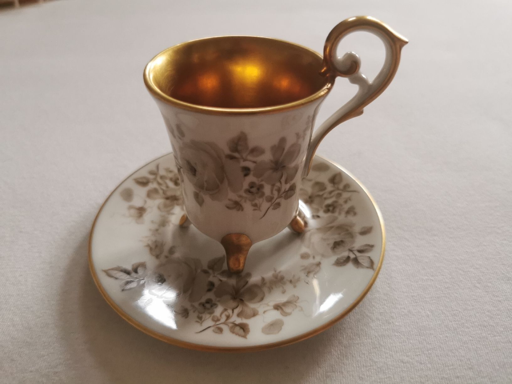 Tassen: Kaffe Tasse mit Unterteller  – Neu (gemäss Beschreibung) aus Schlieren von vlalif 5