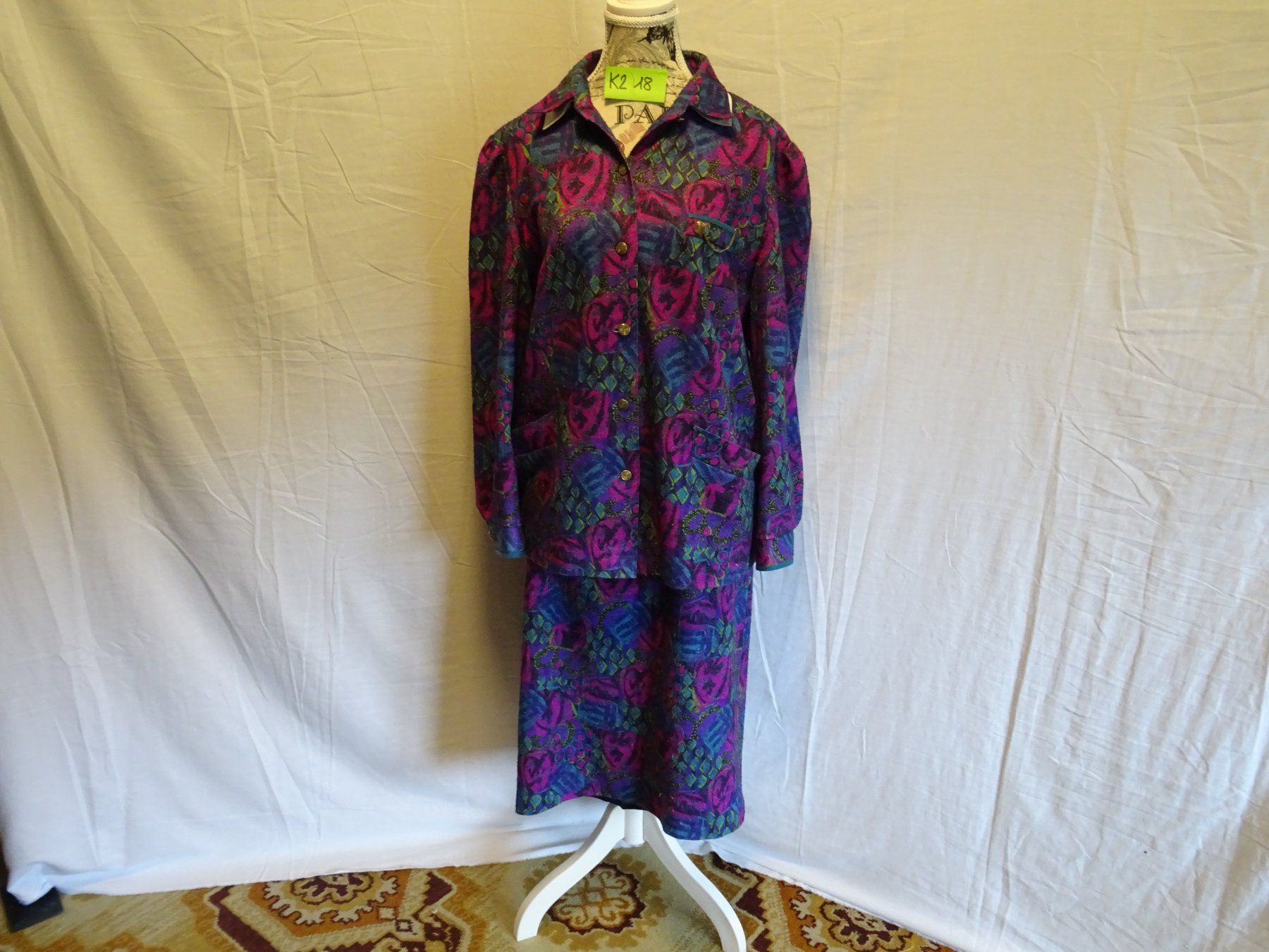 Kleider: Kleid 2-teilig Markwald Grösse 46                      (K18) – Gebraucht aus Rothrist von heinrich1966
