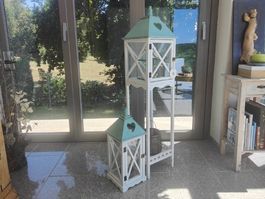 Deko- Laternen-Set Shabby chic