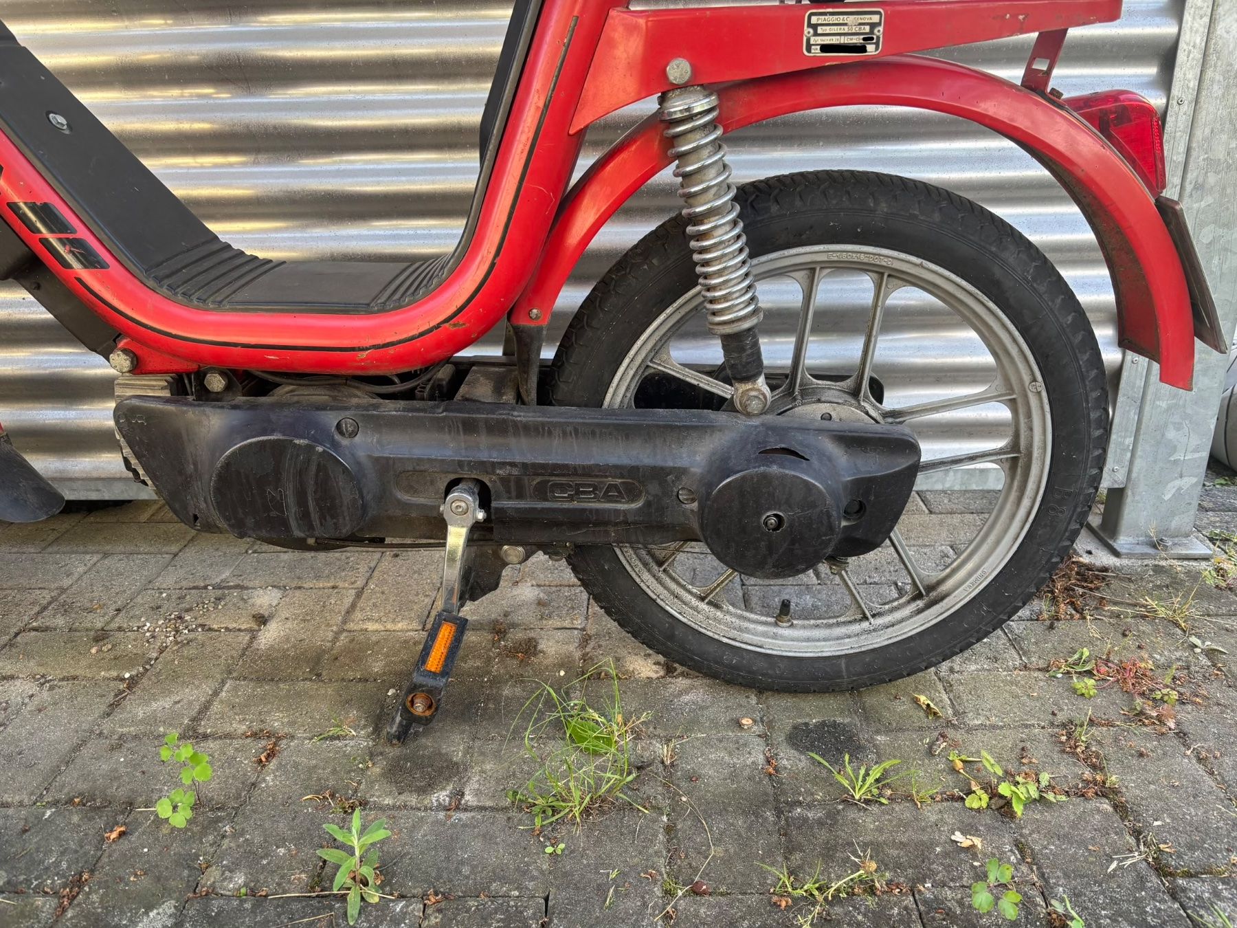 Piaggio Mofas: Piaggio Gilera 50 CBA – Defekt aus Zug von Urimober 4