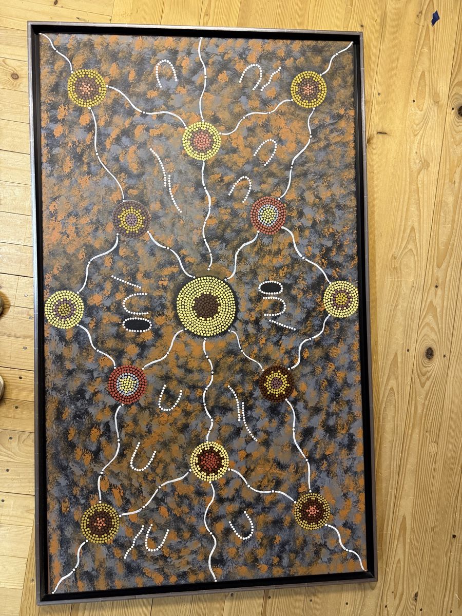 Dipinti: Aboriginal Dot Painting - Original Kunst – Usato da Hüntwangen venduto da Polarhuhn 3