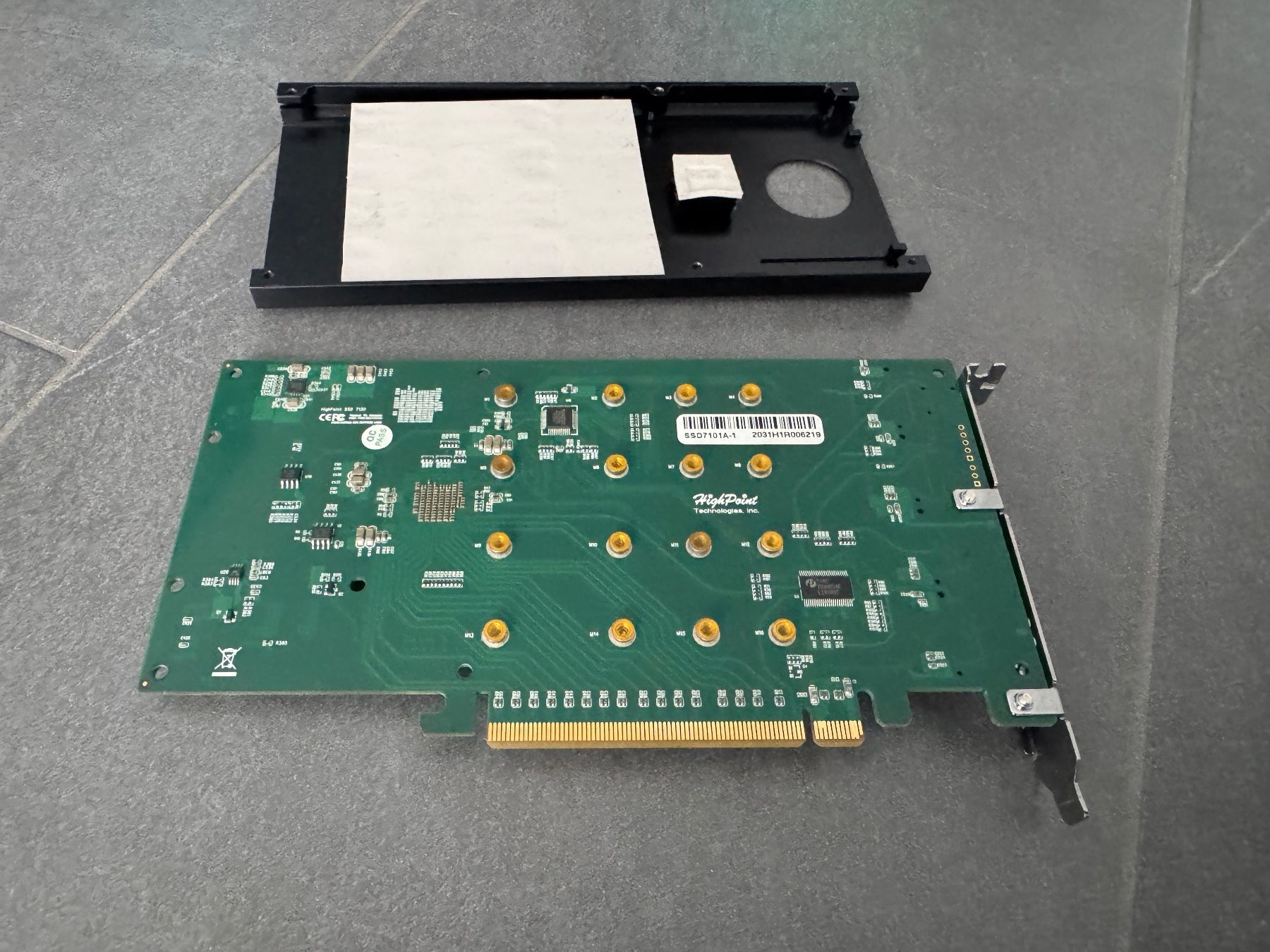 Unità & Adattatore: HighPoint SSD7101A-1 RAID Controller PCIe – Usato da Dielsdorf venduto da Baschifreak 1