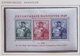 Block 1, Alliierte Besetzung, sauber postfrisch  Kt.140.-