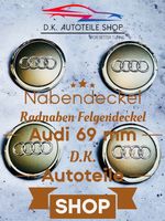 Audi Nabendeckel Radnaben Nabenkappen Felgendeckel 69 mm Neu
