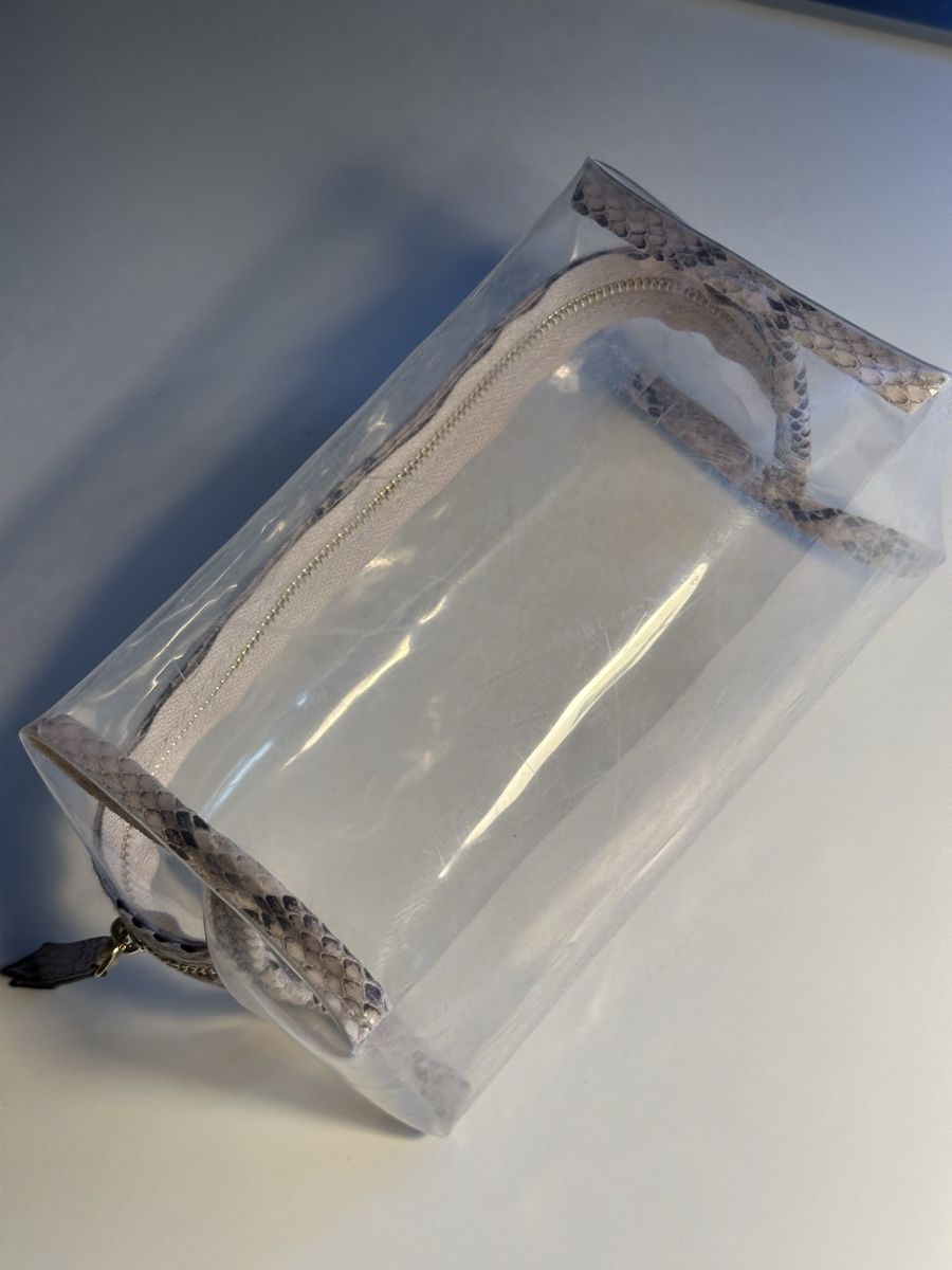 Custodie per cosmetici: 2x Transparente Kosmetiktasche mit Schlangenmuster – Usato da Hergiswil NW venduto da kaufe_at_kaufmann 8